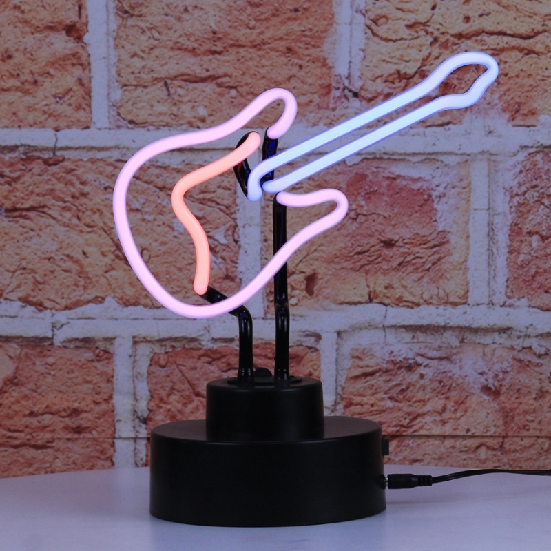 Guitar Neon Light Tự chọn Neon ký hiệu Decoric Neon